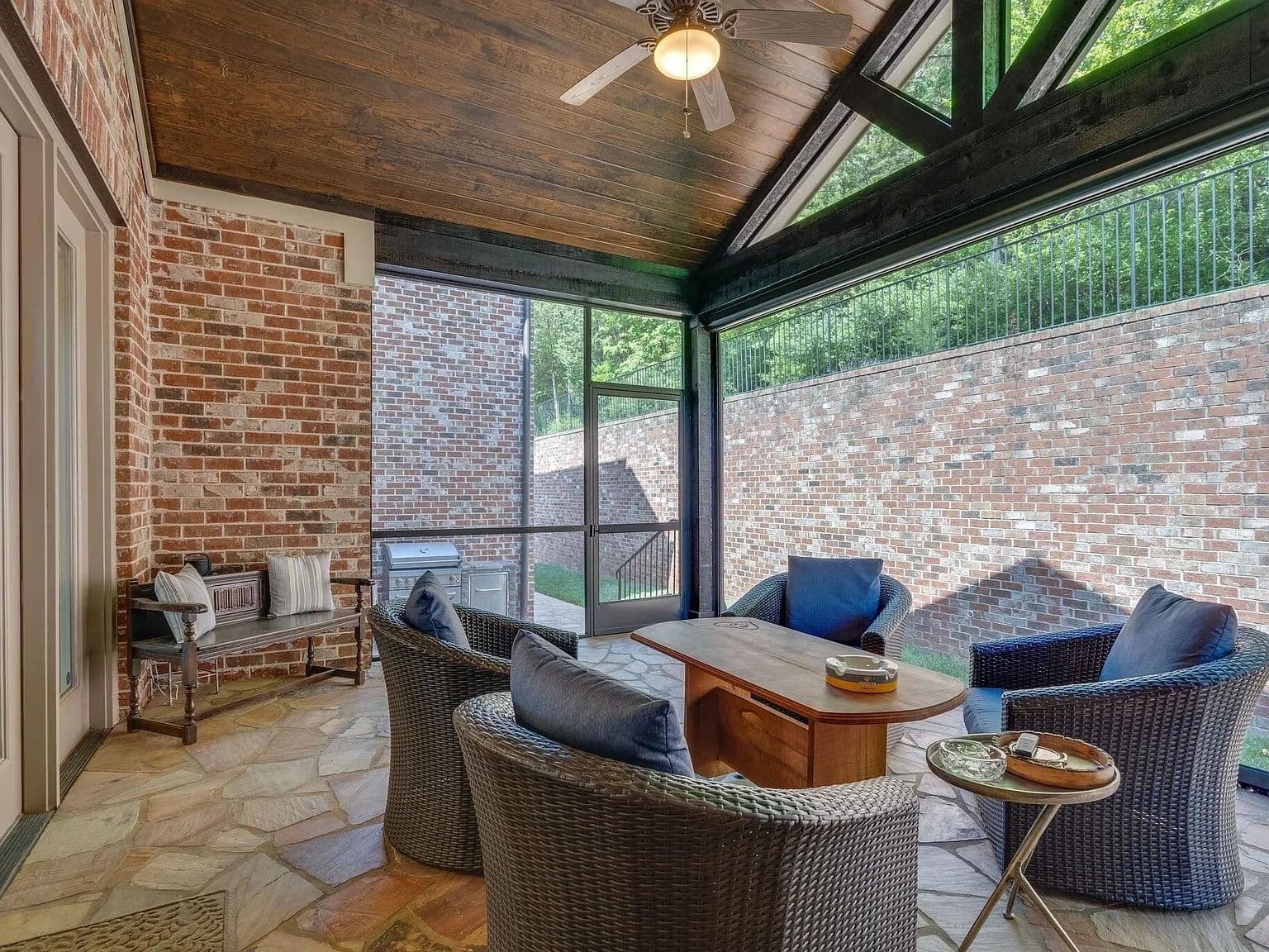 Outdoor terrace and pool